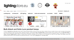 Desktop Screenshot of lightingstore.eu
