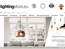 Tablet Screenshot of lightingstore.eu